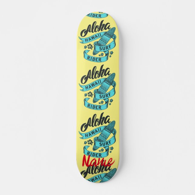 Aloha Hawaii Surf Rider Thunder_Cove Skateboard (Vorne)