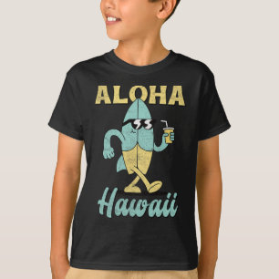 Aloha Hawaii Surfbrett Surfen Surf Lustig Hawaiian T-Shirt