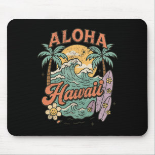 Aloha Hawaii Surfdessign Tropicaler Sommer Mousepad