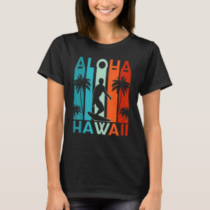 Aloha Hawaii Surfen Paradies Liebe zum Surfen T-Shirt