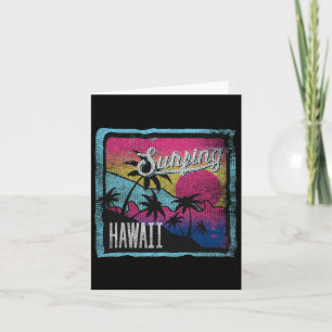 Aloha Hawaii Surfing Luau Hawaiian Vacation C Karte