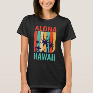 Aloha Hawaii Surfsurfer Surf Hawaiianischer Sommer T-Shirt