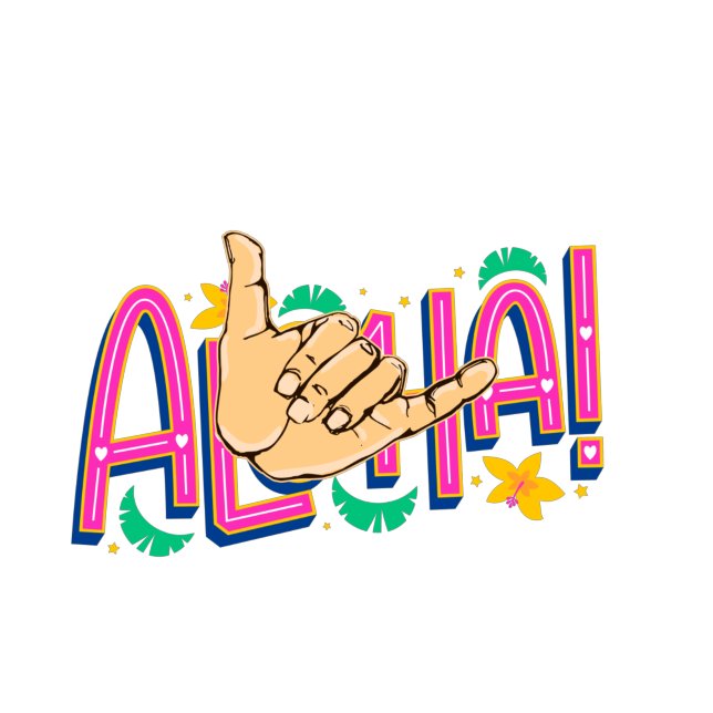 Aloha Hawaii T - Shirt (Von Creator hochgeladen)