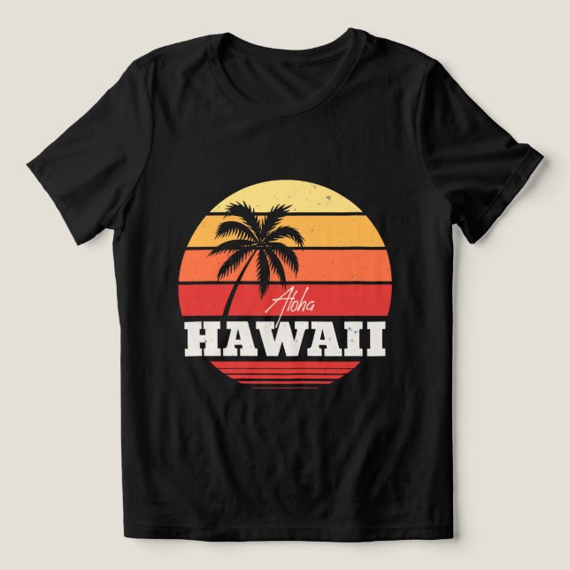 Aloha Hawaii Tri-Blend Shirt (Design Vorderseite)