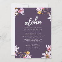 Aloha Hawaii Tropical Blume Beach Wedding