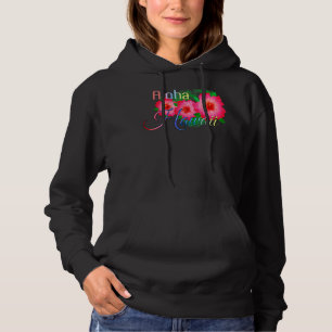 Aloha Hawaii Tropical Island Blume Hoodie