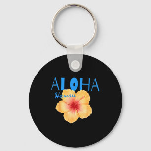 Aloha Hawaii tropische Blume Strand Sommerferien Schlüsselanhänger