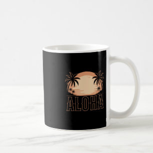 Aloha Hawaii Urlaub Retro Sonnenuntergang Frauen M Kaffeetasse