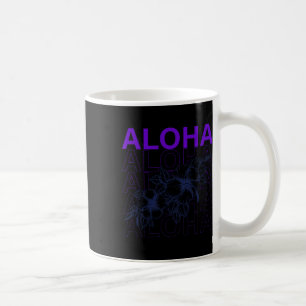 Aloha Hawaii Urlaub Surfen Strand Tropischer Hibis Kaffeetasse