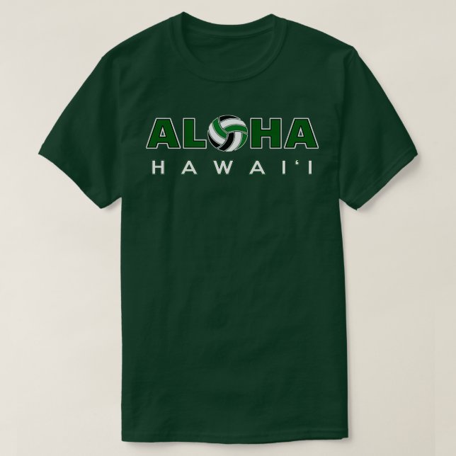 ALOHA Hawaii Volleyball  T-Shirt (Design vorne)