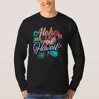 Aloha Hawaiian Blume Luau Party für Urlaub T-Shirt