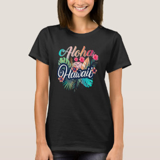 Aloha Hawaiian Blume Luau Party für Urlaub T-Shirt