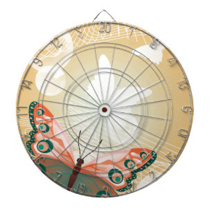 Aloha Hawaiian Butterfly Hochzeit Liebe Kunst Dest Dartscheibe