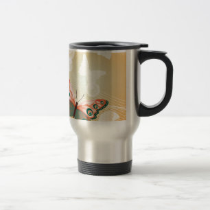 Aloha Hawaiian Butterfly Hochzeit Liebe Kunst Dest Reisebecher