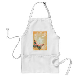 Aloha Hawaiian Butterfly Hochzeit Liebe Kunst Dest Schürze