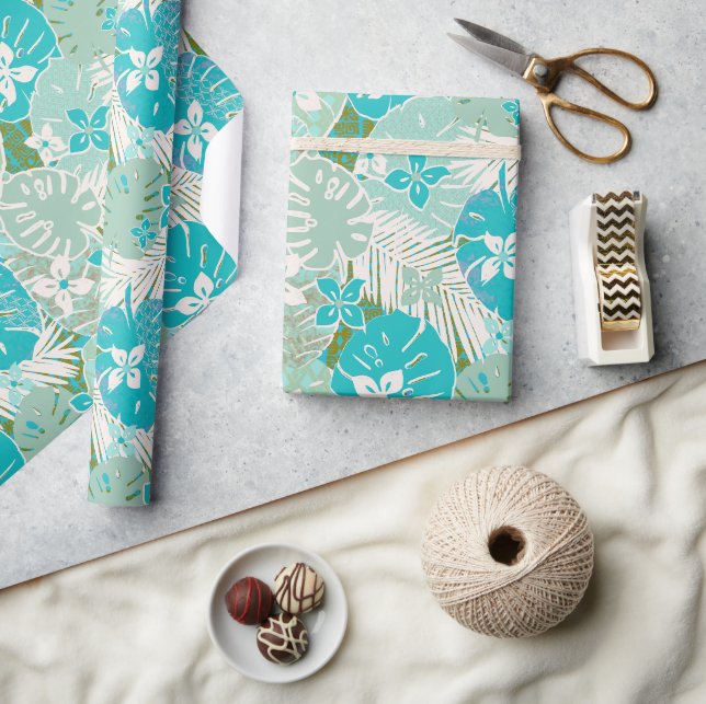 Aloha Hawaiian-Druckmuster Geschenkpapier (Kunsthandwerk)