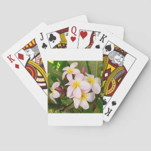 Aloha Hawaiian Frangipani Blossoms Brautparty Spielkarten