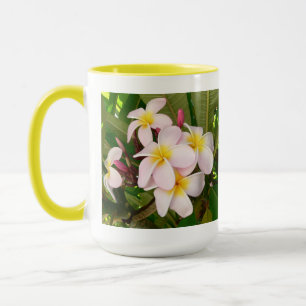 Aloha Hawaiian Frangipani Blüten Plumerien Tasse