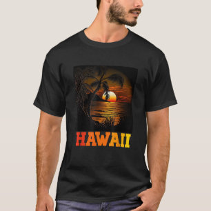 Aloha Hawaiian Hawaii Männer Sommerpalmen Strand f T-Shirt