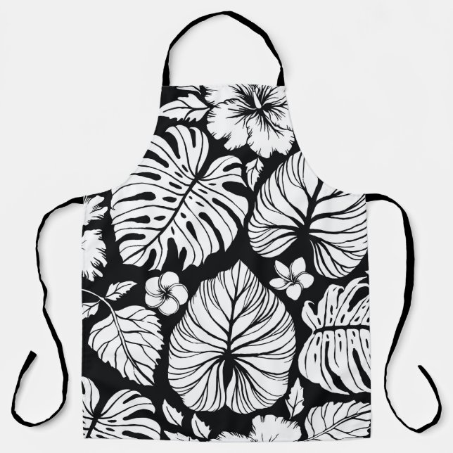 Aloha Hawaiian Shirt Nahtloses Hintergrundmuster.  Schürze (Vorderseite)