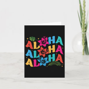 Aloha Hawaiian Summer Hawaii Urlaub Kinder Männer  Karte