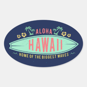 Aloha Hawaiian Surfer Aufkleber