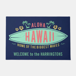 Aloha Hawaiian Surfer individuelle Name Türmatte