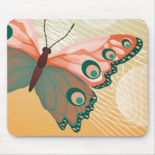Aloha Hawaiianischer Schmetterling Hochzeit Liebe Mousepad