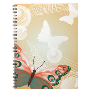 Aloha Hawaiianischer Schmetterling Hochzeit Liebe Notizblock