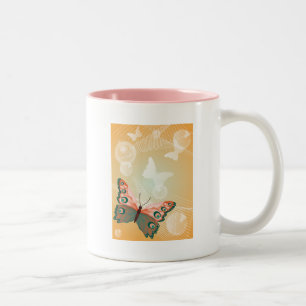 Aloha Hawaiianischer Schmetterling Hochzeit Liebe Zweifarbige Tasse