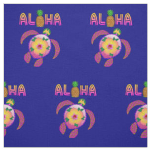 Aloha hawaiische Honu Schildkröte Stoff