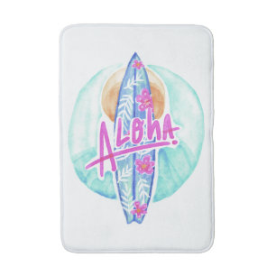 Aloha hawaiische Surferbadmatten Badematte