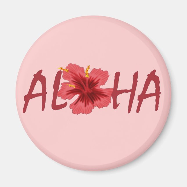 Aloha Hibiscus aimant (Devant)