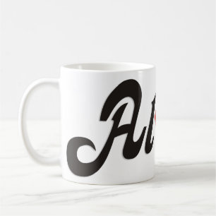 Aloha Hibiskus - flaches Hawaii Design + Ihre Idee Kaffeetasse