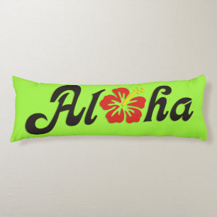 Aloha Hibiskus - flaches Hawaii Design + Ihre Idee Seitenschläferkissen