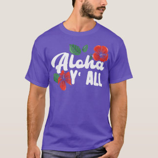 Aloha Hibiskus Hawaii Ocean Island Sommerurlaub T-Shirt