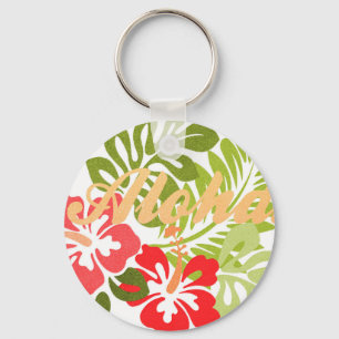 Aloha Hibiskus Schlüsselanhänger