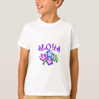 Aloha Hibiskus T - Shirt Logo
