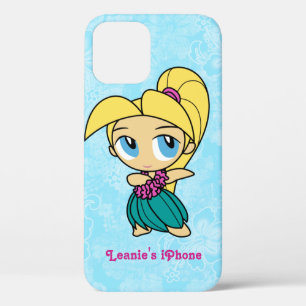 Aloha Honeys Blond Hula Girl Hawaiian Hibiskus Case-Mate iPhone Hülle