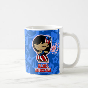 Aloha Honeys Firecracker Hula Girl Kaffeetasse