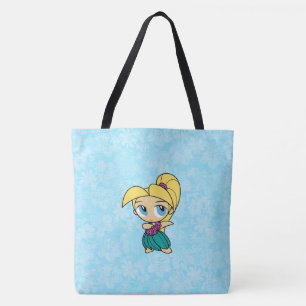 Aloha Honeys Hawaiian Turq Hula Girl Beach sac
