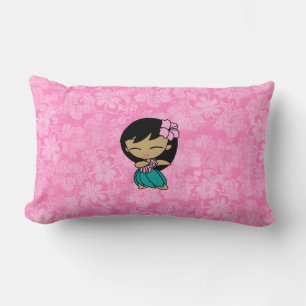 Aloha Honeys Hula Girl Reversible Lumbar Pillows Lendenkissen