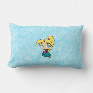 Aloha Honeys Hula Girl Reversible Lumbar Pillows Lendenkissen