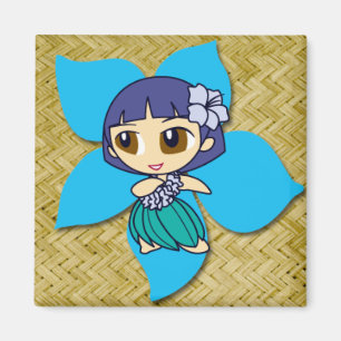 Aloha Honeys Hula Magnet