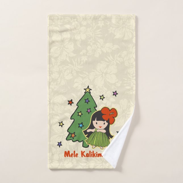 Aloha Honig-Weihnachtenhawaiischer Hula Handtuch (Handtuch)