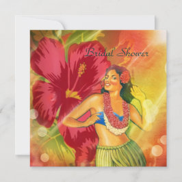 Aloha Hula Girl hawaii Beach Brautparty Einladung
