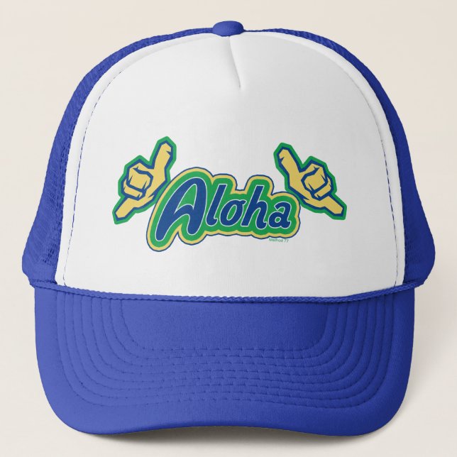 Aloha Hut Truckerkappe (Vorderseite)