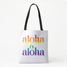 Aloha Is Aloha Regenbogen Stolz Hawaii