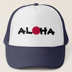Aloha japanische aufgehende Sonne-Flagge Hawaiis Truckerkappe