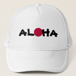 Aloha japanische aufgehende Sonne-Flagge Hawaiis Truckerkappe